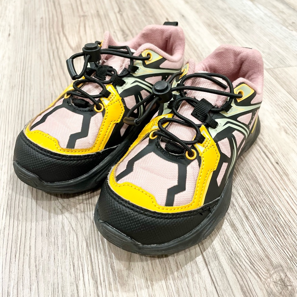 Zara Kids Athletic Sneakers - Pink, Mustard & Black